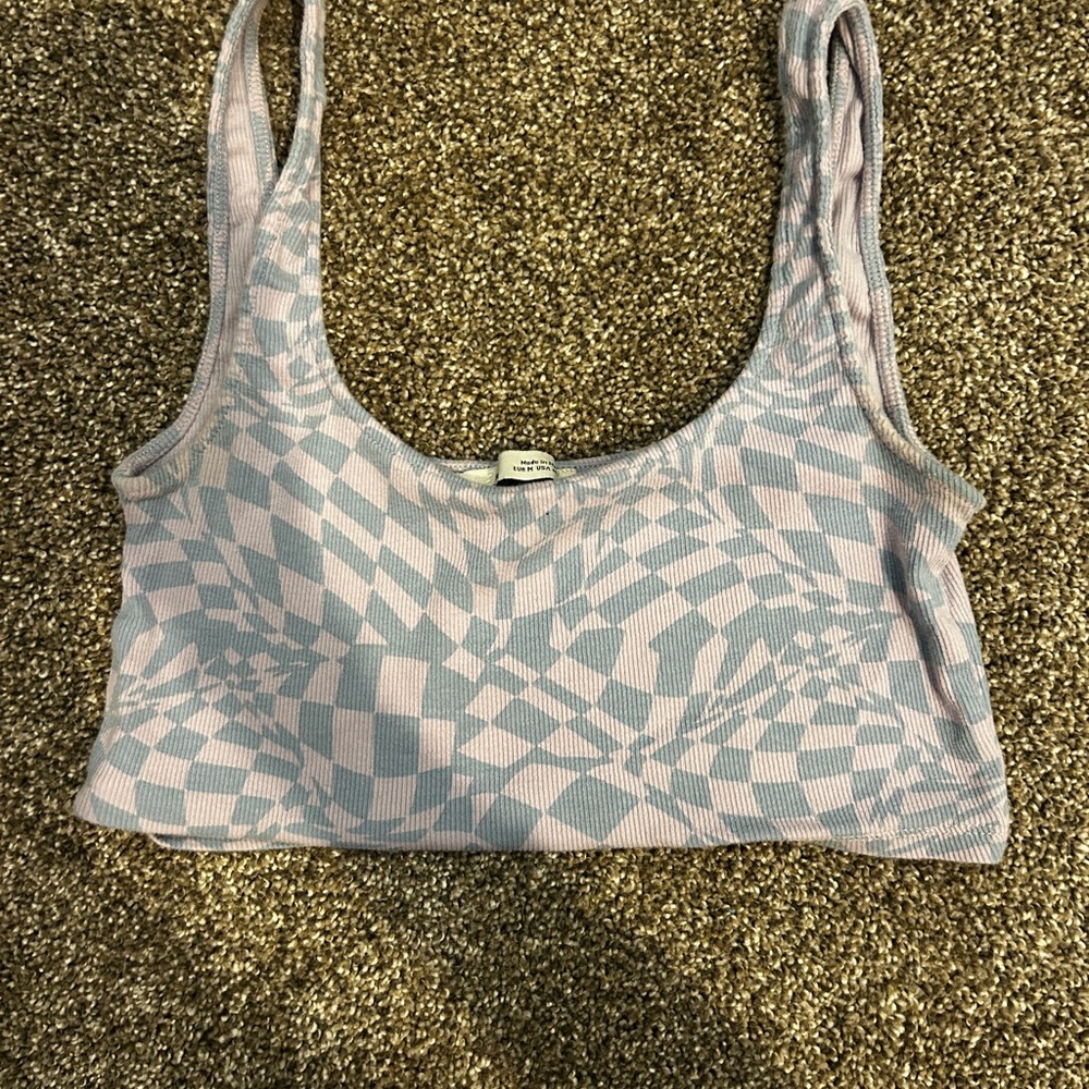 Pull&Bear Checkered Top